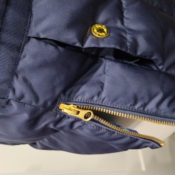 Lily Pulitzer navy blue puffer vest. Small. Mint condition - Picture 8 of 15